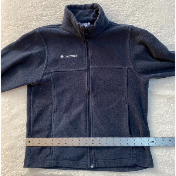 Columbia Full Zip Blue Fleece Jacket Size 10/12 Youth - Picture 7 of 8